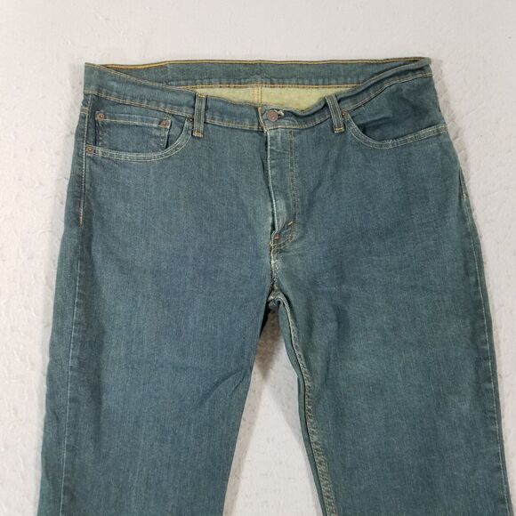 Levi's 511 jeans men's 36x30 slim straight blue stretch flex denim pants retro - Picture 2 of 12